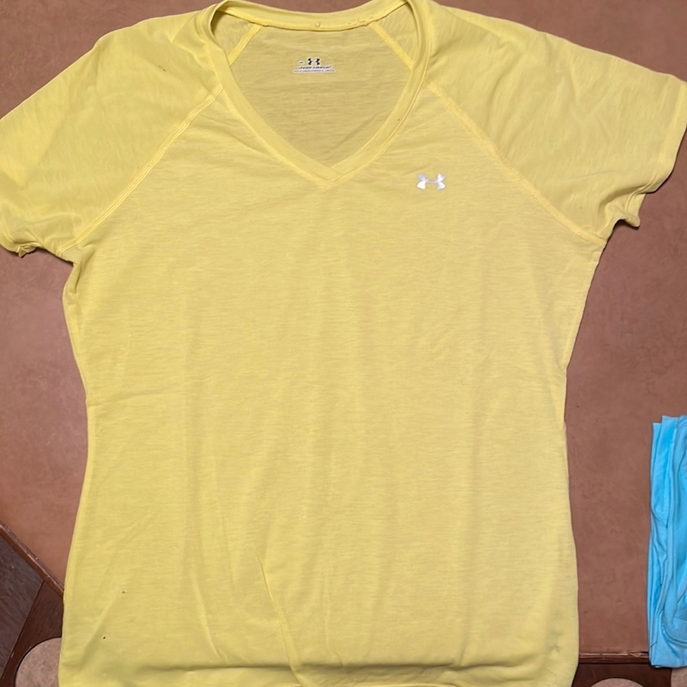 Yellow Under Armour Shirt